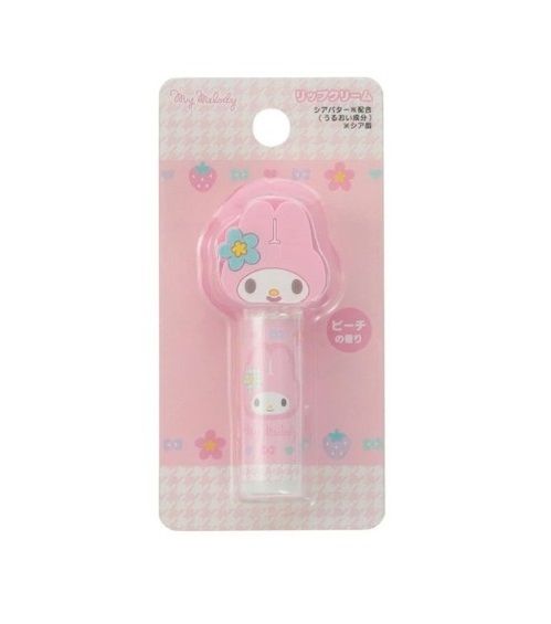 Sanrio My Melody 造型蓋子潤唇膏 (桃子香味)