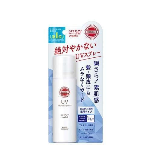 KOSÉ - SUNCUT UV 速乾防曬噴霧(透明) SPF50+ PA++++ 60g (白色)