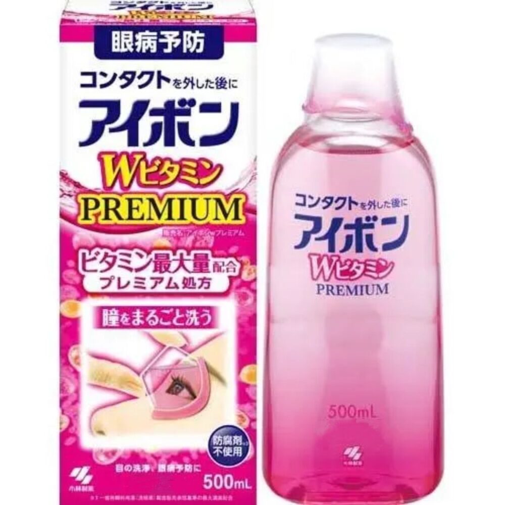 小林製藥 - 眼宜保洗眼水 雙重維他命配方洗眼液 500ml (粉色)