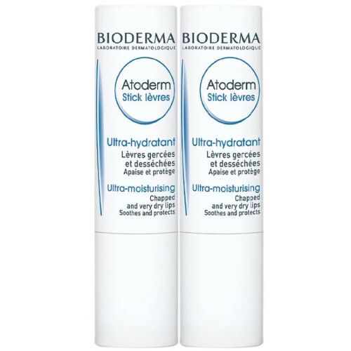 Bioderma - (兩支裝) 貝德瑪賦妍柔潤修復滋養潤唇膏 4g×2支裝