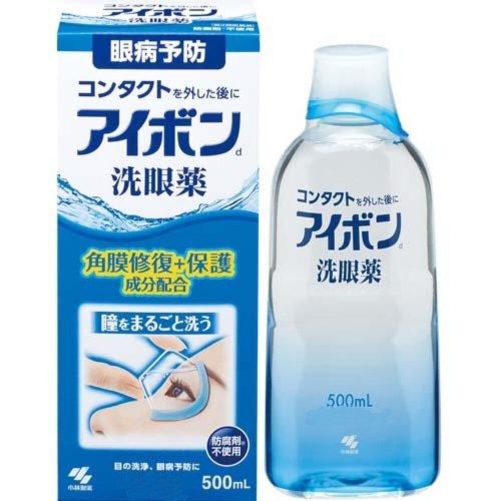 小林製藥 - 眼宜保洗眼水 (角膜修复+保護) 500ml (藍色)