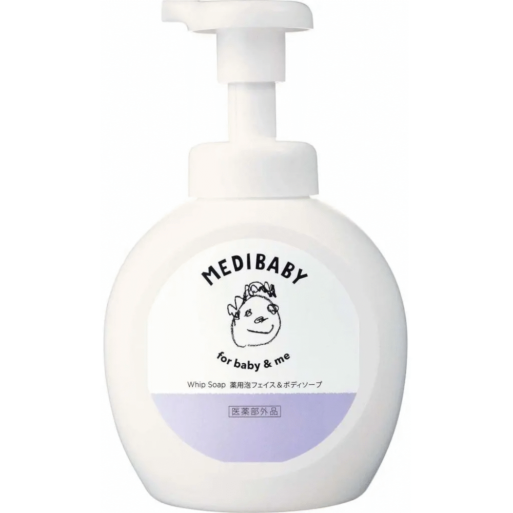 MEDIBABY 嬰幼兒泡沫潔面&沐浴露 二合一 460ml