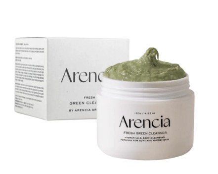 Arencia - 綠色年糕保濕潔面乳 清新米麻糬 120g