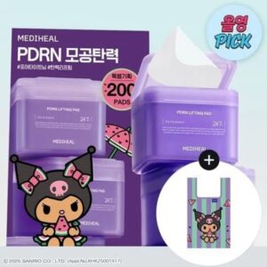 Mediheal x Kuromi PDRN Lifting Pad 緊緻提拉棉片 100片+ 100片 +手提袋