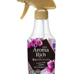 獅王 Soflan Aroma Rich 衣物除菌消臭噴霧 黑色 (Juliette) 280ml
