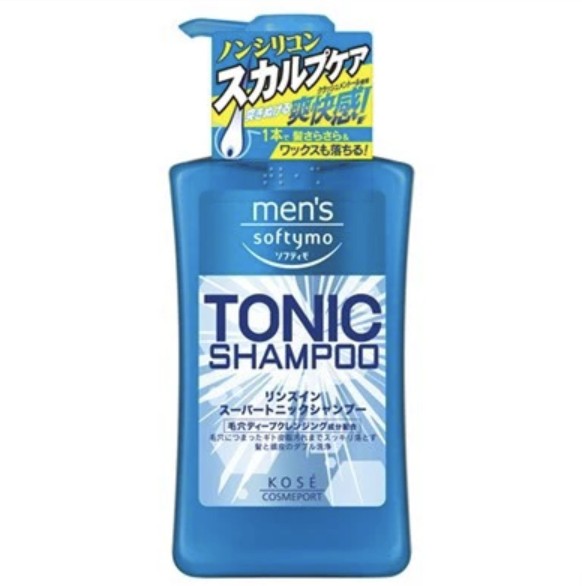 高絲 男士專用 Softymo 無矽冰爽頭皮修護洗髮露 550ml