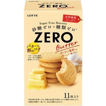 Lotte ZERO 無糖忌廉牛油餅 11枚