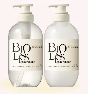 高絲 Bioliss Pure Retouch 蜷曲對策 絲滑洗護套裝(橙) 480ml