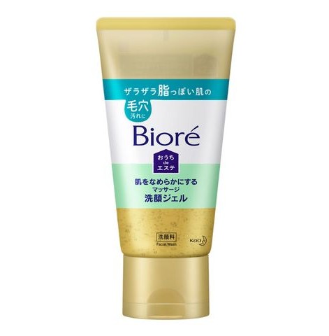 4901301342904 KAO 碧柔 溶解黑頭按摩潔面啫喱 保濕型 150g (綠)